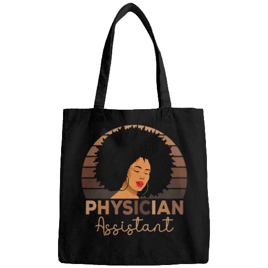 Physician Assistant Apparel PA Student Afro American Women 1 Bags