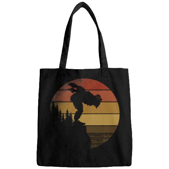 Retro bigfoots Swim For Sasquatch Swimmer Coachs Team Swimming Bags