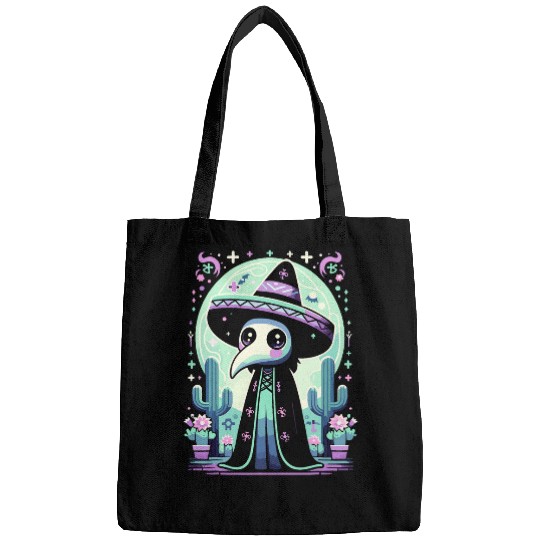 Pastel goth cute creepy plague doctor kawaii menhera wiccan 22 Bags