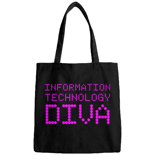 Information Technology Diva Female IT Worker Woman Girl Geek Bags