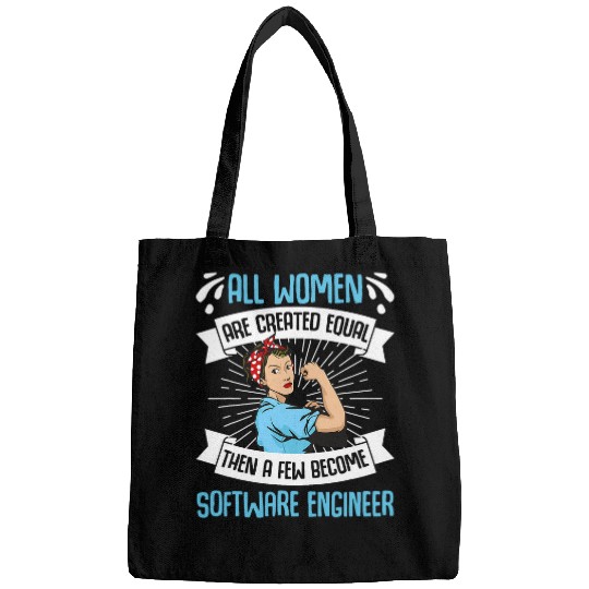 Developer Programmer Women Created Equal Software Engineer Bags
