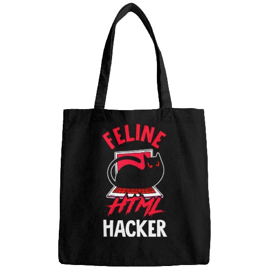 Developer Programmer Coder Computer Cat Lover Pet Owner 1 Bags