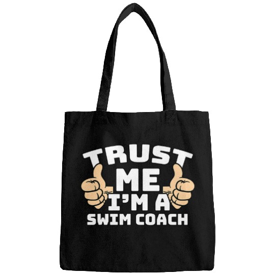 Trust Me Im A Swim Coachs Thumbs Up Job Bags