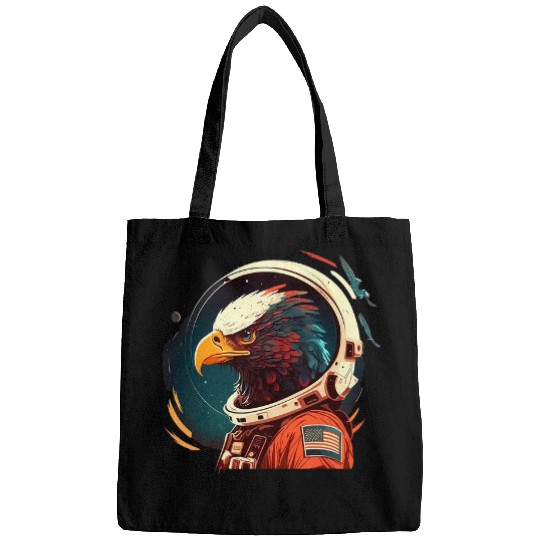 Outer Space Eagle on Galaxy Astronaut Eagle Bags