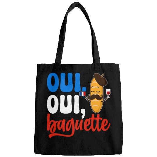 Oui French Baguette Funny Bakery Pastry Bread Baker 21 Bags