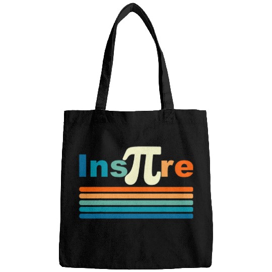 Inspire Pi Day Math Science Teacher Geek Nerd STEM Student Bags