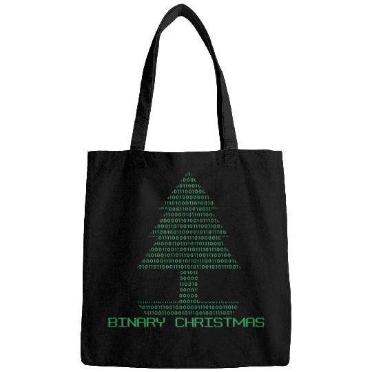 Binary Christmas Humor Coding Coder Christmas Programmer Bags