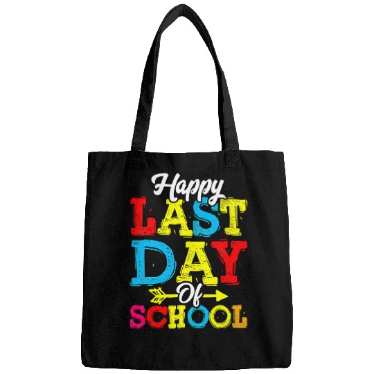 Happy Last Day of School Teacher Student Graduation Day Bags