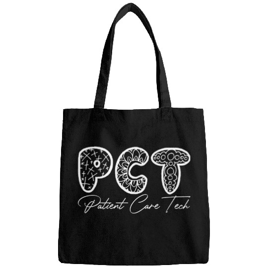 PCT Patient Care Tech Floral Style For nurses Week Bags