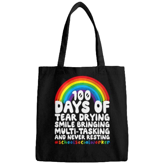 100 Days Of School Smile Bringing School Social Worker 1 Bags
