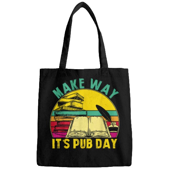 Novel Writer Pub Day Just Published Author Publishing Day Bags