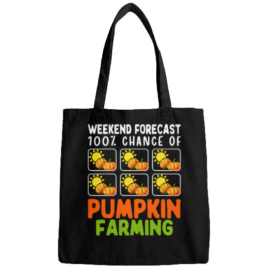 Weekend Forecast 100 Chance Of Pumpkin Farming Farmer Bags
