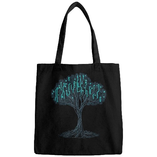 Binary Tree Coding IT Coder Nerdy Computer Programmer Bags