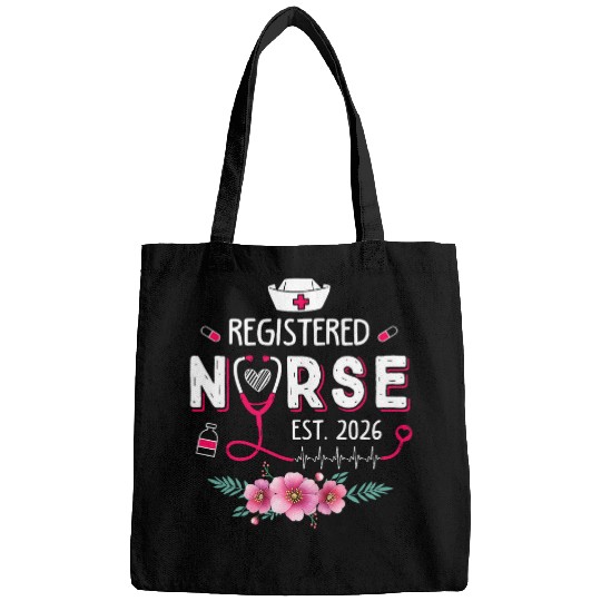 Registered nurses Est 2026 Nursing Student RN Graduate Floral Bags