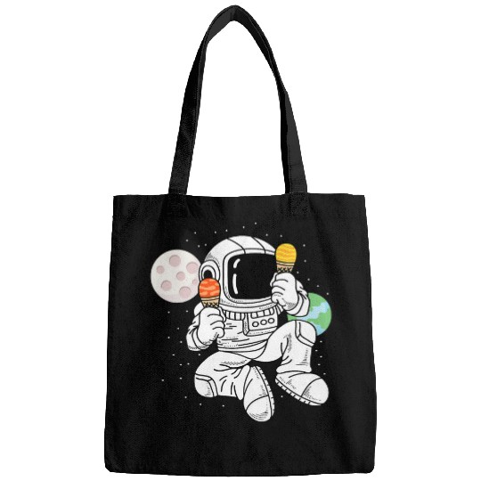 Astronaut Space Cream Astronomer Or Scientist Bags