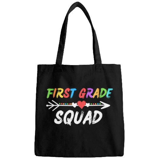 1st Grade Squad Back To School first grade Teacher Bags