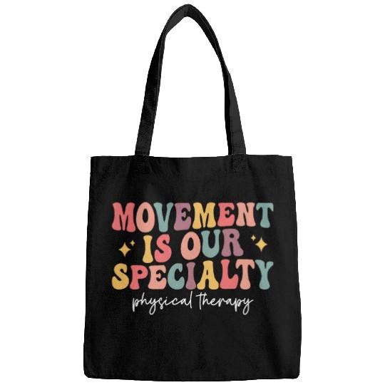 Movement Is Our Specialty Retro Physical Therapy Therapist Bags
