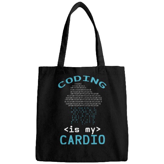 Binary Coding Programmer Coding Is My Cardio Binary Code Bags