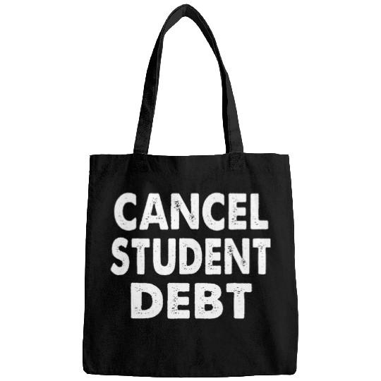 Cancel Student Debt AOC vintages Retro Tax The Rich 2 Bags