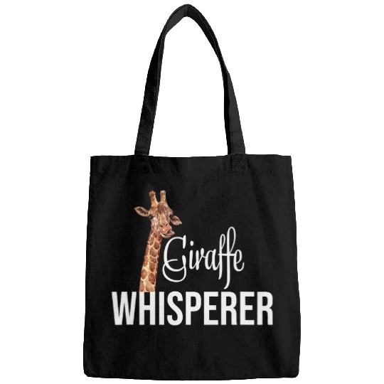 Giraffe Whisperer Giraffe Zoo Worker Animal Bags