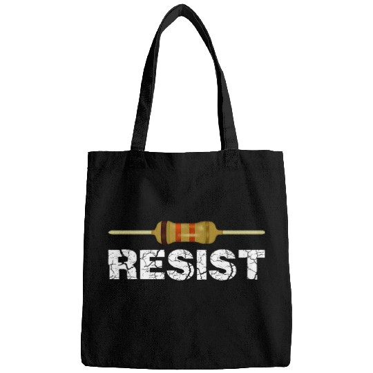 Resist Funny Electrician Costumes Electricians Bags