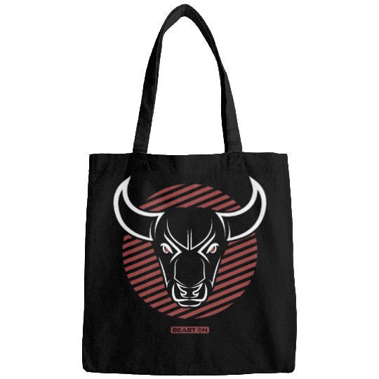 Modern Bull Head Red Gym Workout Fitness Training Bags