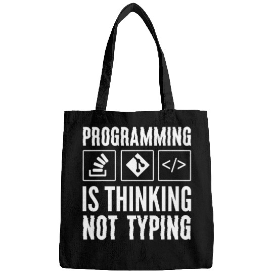 Funny Software Developer Computer Programmer Bags