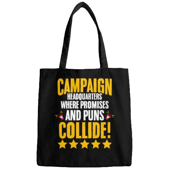 Campaign Headquarters Funny Student Council Class President Bags