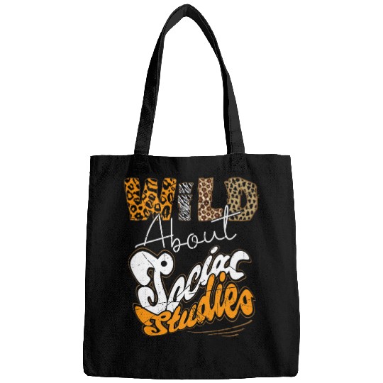 Animal Print History Teacher Dress Wild About Social Studies Bags