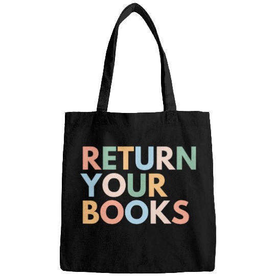 Return Your Books School Librarian Bags