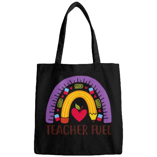 Teacher Fuel Teaching Pensil Back to School Bags