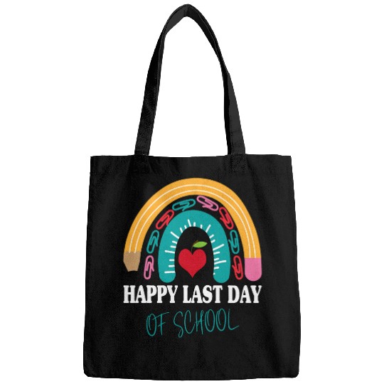 Happy Last Day of School Teacher Student Graduation Rainbow 19 Bags