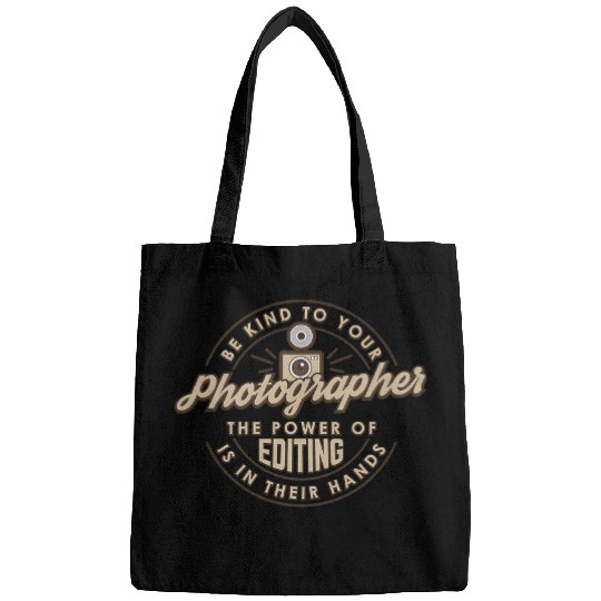 Photography Editor Funny Photographer Power of Editing Bags