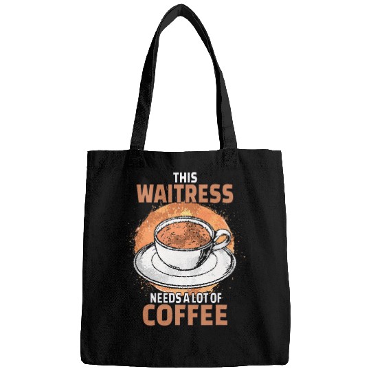 Funny Waitress Coffee Bags