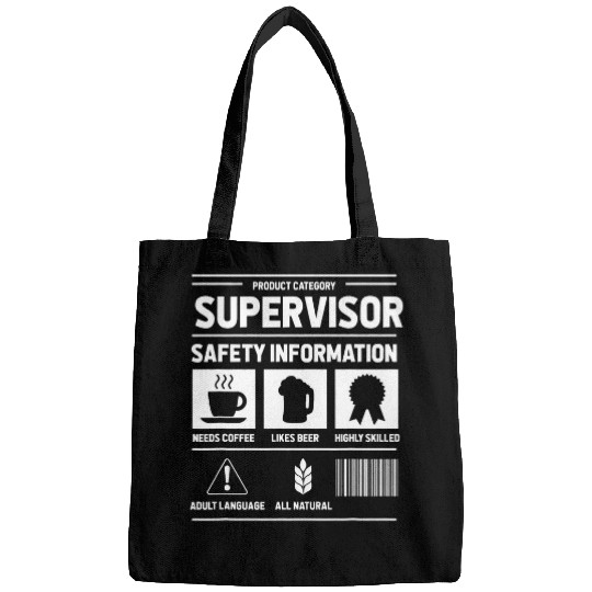 Supervisor Safety Information For Supervisor Bags