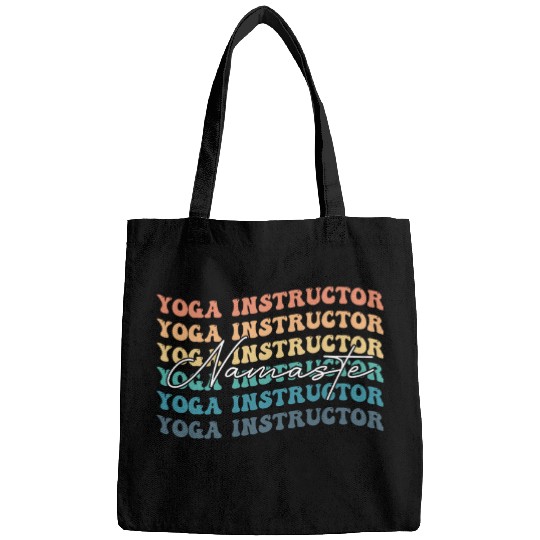 Namaste Yoga Instructor Yoga Gifts Yoga Teacher Groovy Bags