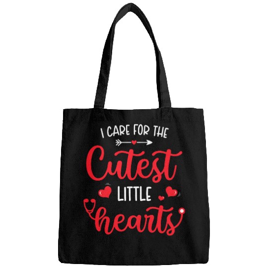 Care For Cutest Little Hearts nurses Valentines Day Nursing 1 Bags