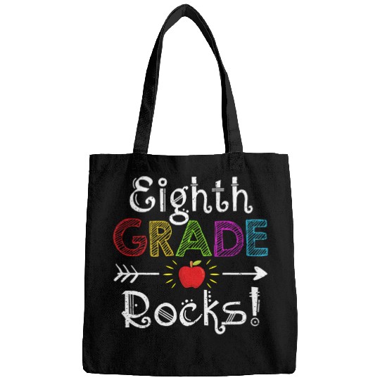 Eighth Grade Rocks Teacher Student Funny Back To School Bags