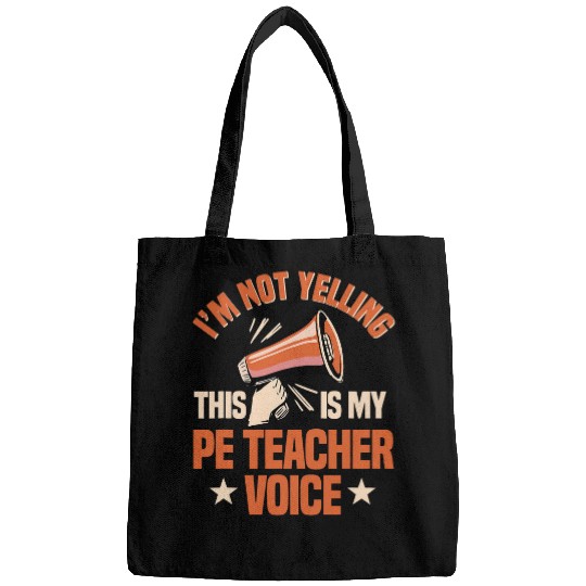 PE Teacher Voice Coachs Physical Education Instructor Sport Bags
