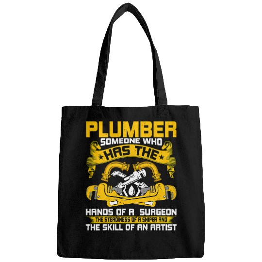 Handyman Plumber Someone Who Has the Hand of a Surgeon Bags