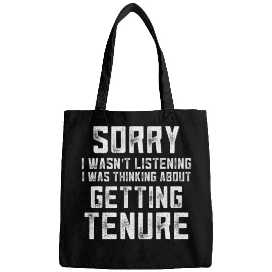Funny Teacher Tenure Gifts College Professor Tenure Track Bags