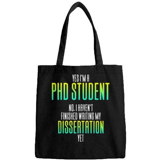 PhD Student Dissertation Doctorate Graduation 37 Bags