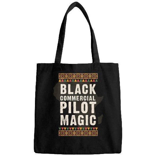 Black Commercial Pilot Magic Juneteenth Black History Bags