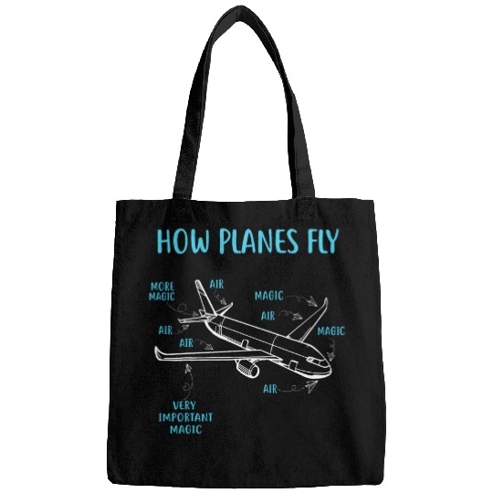 How Planes Fly Funny Aviation Engineer Pilot Airplane Bags