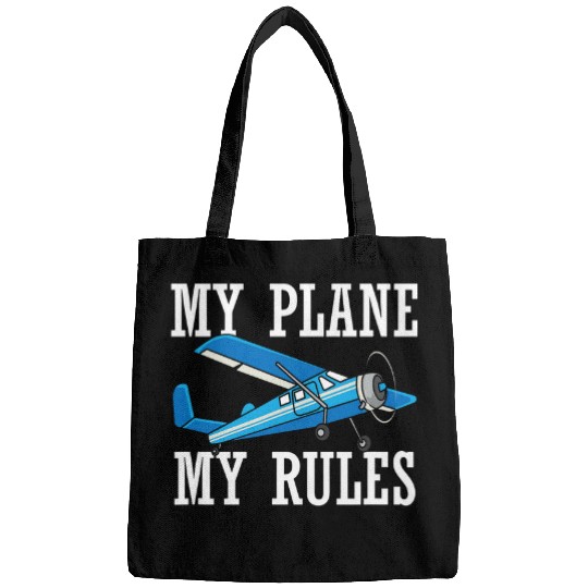 My Plane My Rules Light Aviation Propeller RC Airplane Pilot Bags