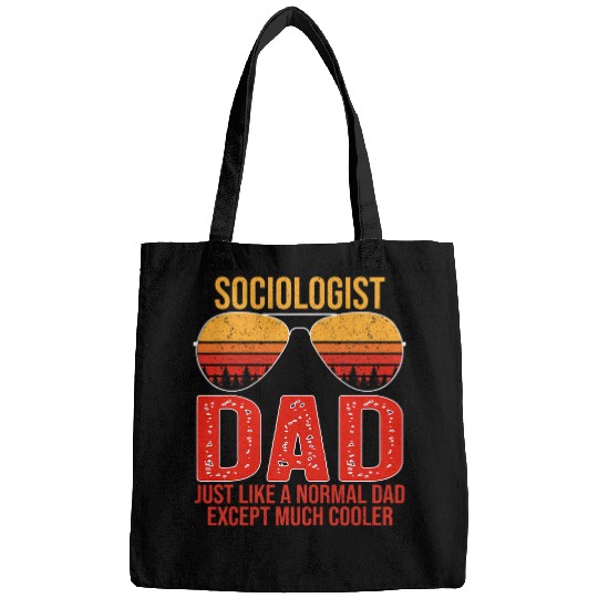 Mens Sociologist Dad Retro Sunglasses for Fathers Day Bags