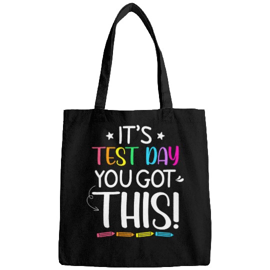 Funny Testing Day Its Test Day Teacher Student Testing Bags
