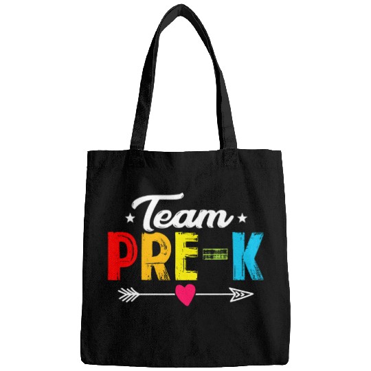 Funny Team PreK Teacher Student Hello First Day Bags