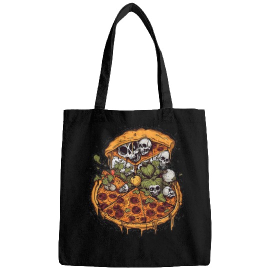 Pizza Skull Halloween Costume Italian Food Foodie Chef 21 Bags