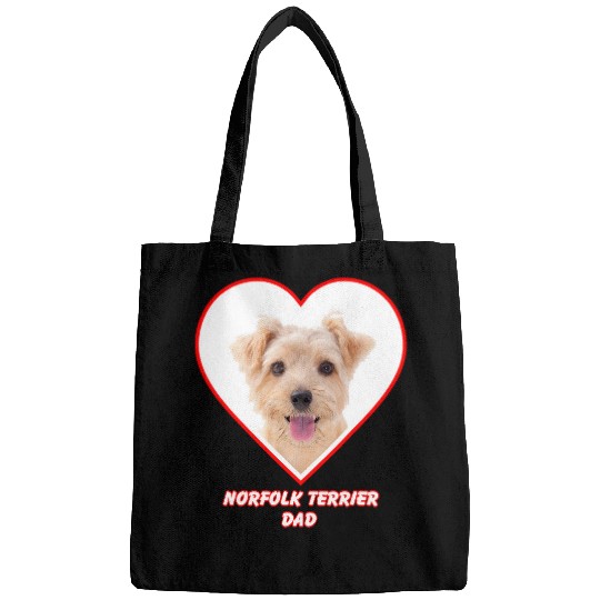 Norfolk Terrier Dog Dad Bags